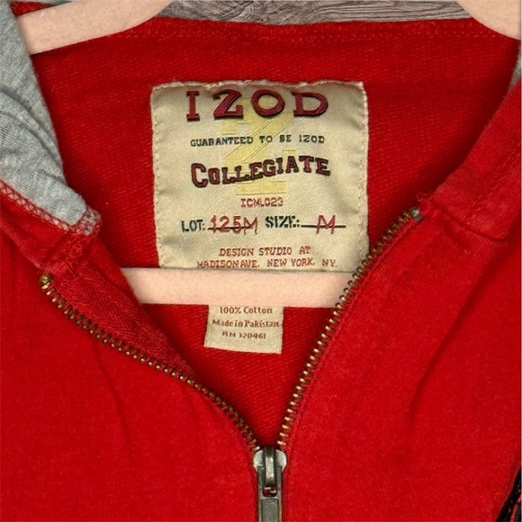 Ohio State Red Hoodie Front Zip Pockets Size Medium Great Condition - Picture 9 of 9